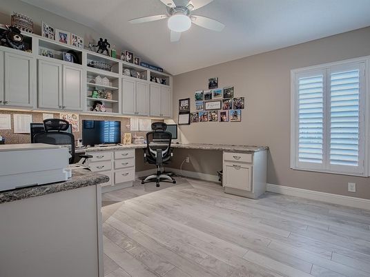 Home Office, Interior, Wood Texture Flooring