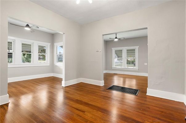Empty room, Interior, Wood Texture Flooring