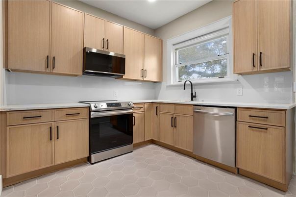 Interior, Kitchen, Recessed Lighting, Stainless Steel Appliances