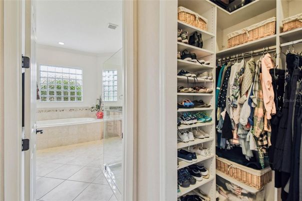 Bathroom, Interior, Recessed Lighting, Walk-in Closets
