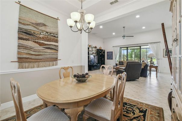 Chandelier, Dining room, Interior, Living room, Recessed Lighting
