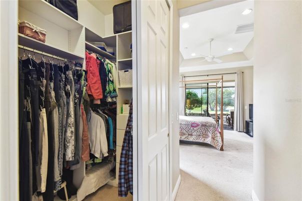 Bedroom, Interior, Recessed Lighting, Walk-in Closets