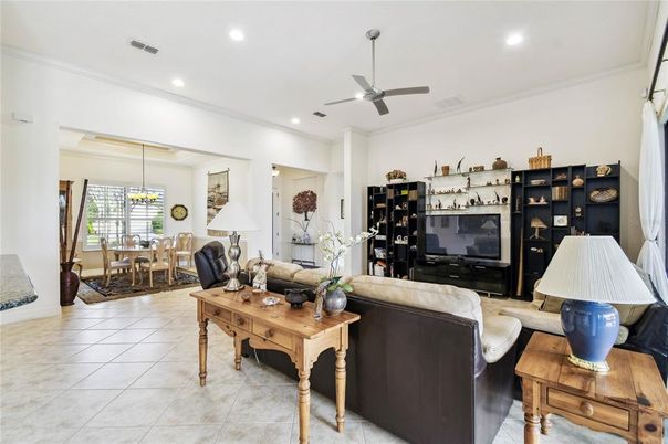 Chandelier, Dining room, Interior, Living room, Recessed Lighting