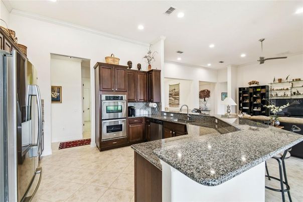Interior, Kitchen, Recessed Lighting, Stainless Steel Appliances