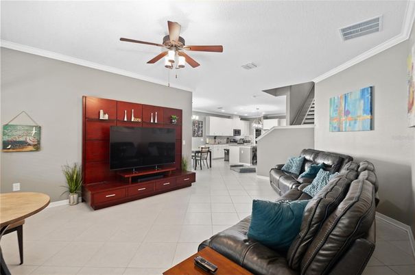 Interior, Kitchen, Living room, Recessed Lighting