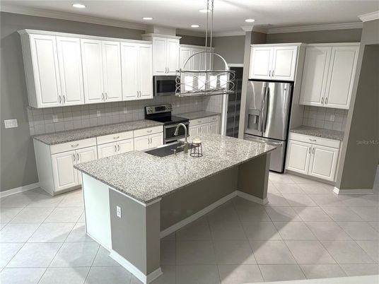 Interior, Kitchen, Recessed Lighting, Stainless Steel Appliances