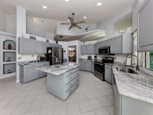 Interior, Kitchen, Recessed Lighting, Stainless Steel Appliances
