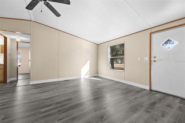 Empty room, Interior, Wood Texture Flooring