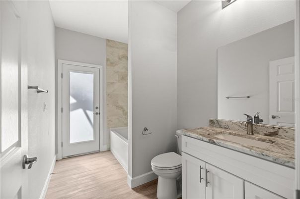 Bathroom, Interior, Wood Texture Flooring