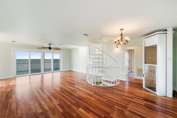 Chandelier, Empty room, Interior, Wood Texture Flooring