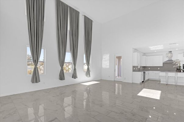 Interior, Kitchen, Marble, Recessed Lighting