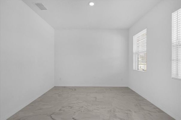 Empty room, Interior, Marble, Recessed Lighting