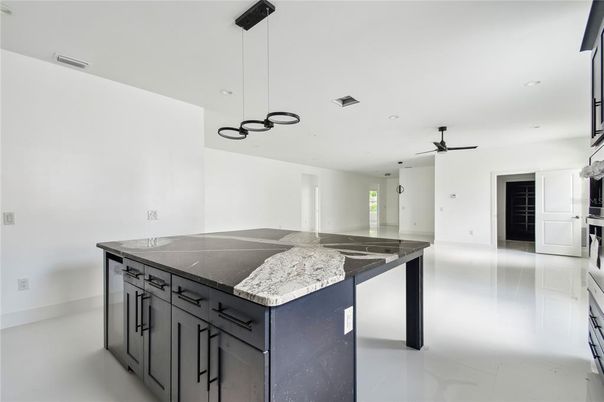 Interior, Kitchen, Pendant Lights, Recessed Lighting