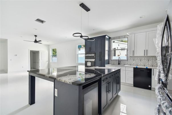 Interior, Kitchen, Pendant Lights, Recessed Lighting