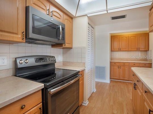 Interior, Kitchen, Wood Texture Flooring