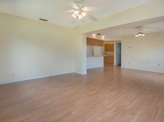 Empty room, Interior, Kitchen, Wood Texture Flooring
