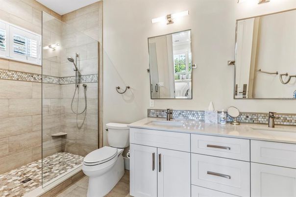 Bathroom, Glass Shower, Interior