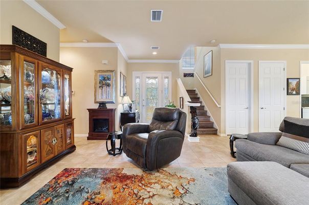 Interior, Living room, Recessed Lighting