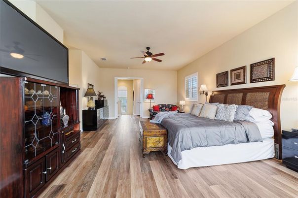 Bedroom, Interior, Wood Texture Flooring