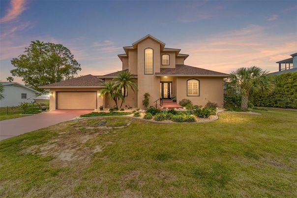Attached, Backyard, Exterior, Facade, Mediterranean