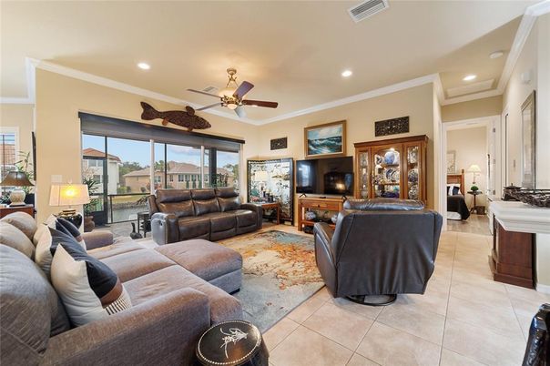 Interior, Living room, Recessed Lighting