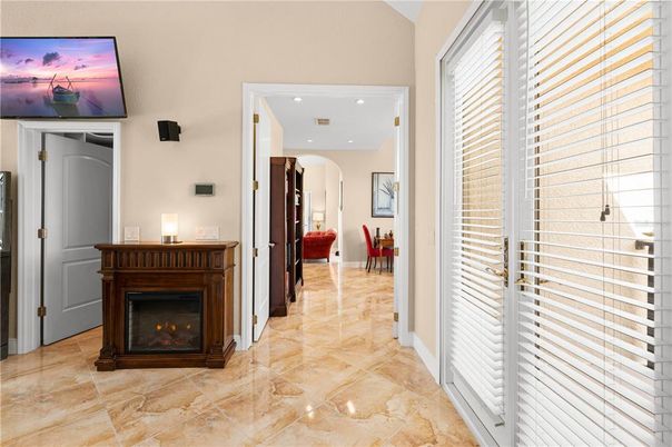 Fireplace, Interior, Recessed Lighting