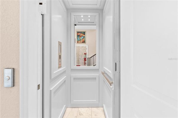 Elevator, Interior, Recessed Lighting