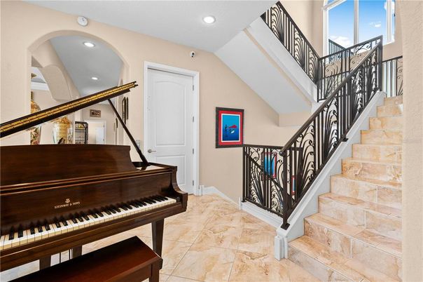 Interior, Piano, Recessed Lighting