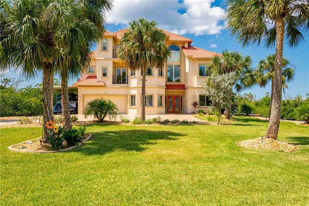 Attached, Backyard, Exterior, Facade, Mediterranean