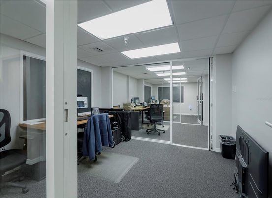 Home Office, Interior, Recessed Lighting