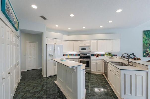 Interior, Kitchen, Recessed Lighting, Stainless Steel Appliances