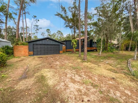 Backyard, Detached Garage, Exterior