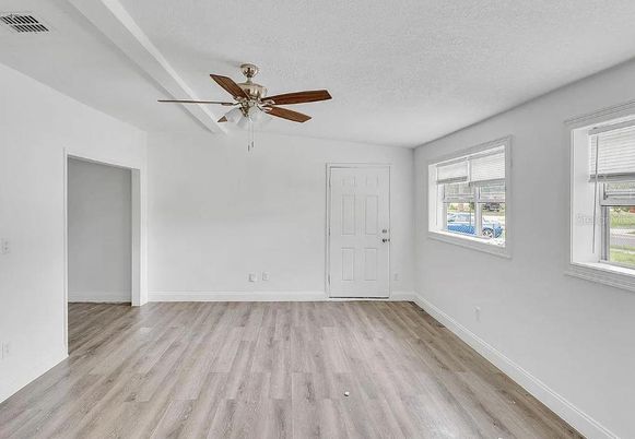 Empty room, Interior, Wood Texture Flooring