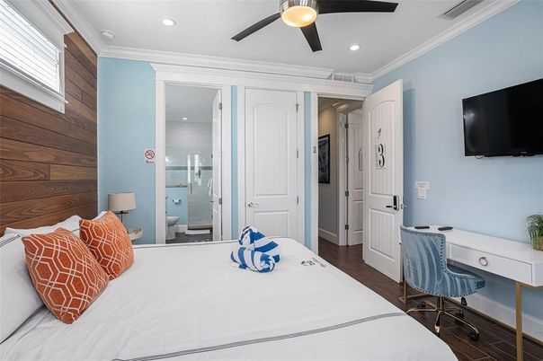 Bedroom, Home Office, Interior, Recessed Lighting