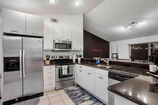 Interior, Kitchen, Recessed Lighting, Stainless Steel Appliances