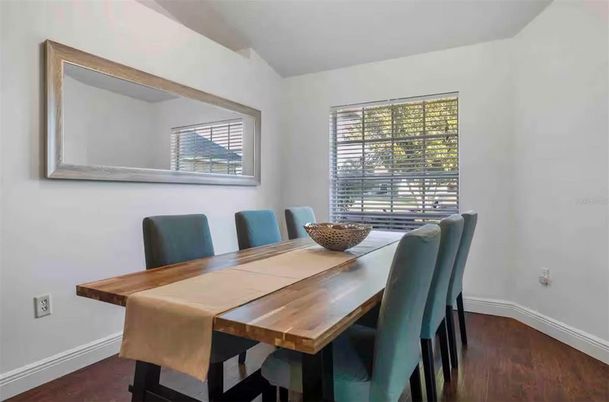 Dining room, Interior, Wood Texture Flooring