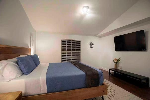 Bedroom, Interior, Wood Texture Flooring