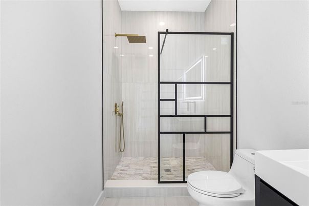Bathroom, Glass Shower, Interior