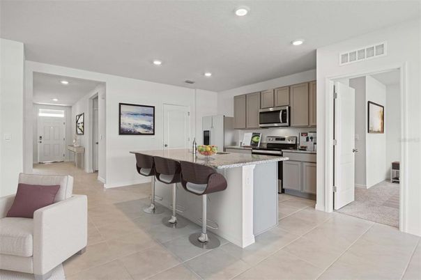Interior, Kitchen, Recessed Lighting, Stainless Steel Appliances
