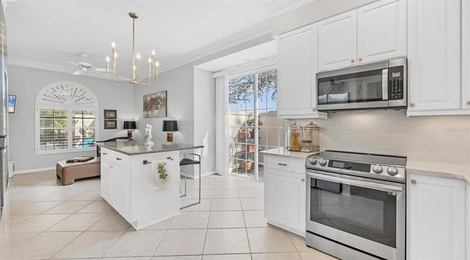 Interior, Kitchen, Pendant Lights, Stainless Steel Appliances