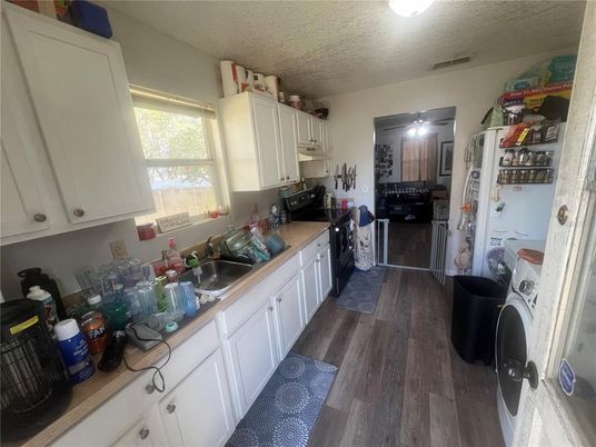 Interior, Kitchen, Wood Texture Flooring