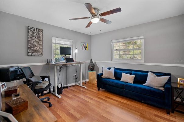 Home Office, Interior, Wood Texture Flooring