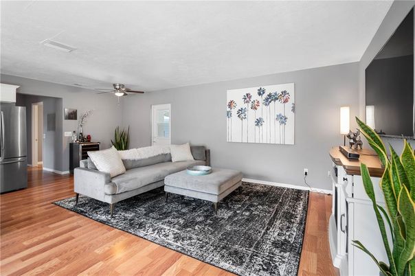 Interior, Kitchen, Living room, Wood Texture Flooring