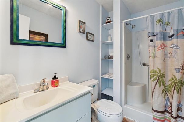 Bathroom, Interior, Wood Texture Flooring
