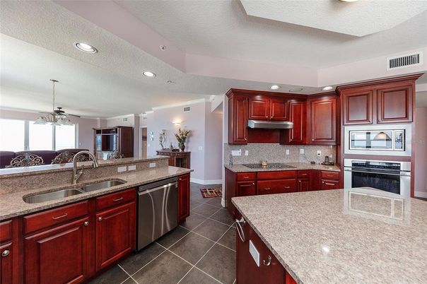 Interior, Kitchen, Recessed Lighting, Stainless Steel Appliances