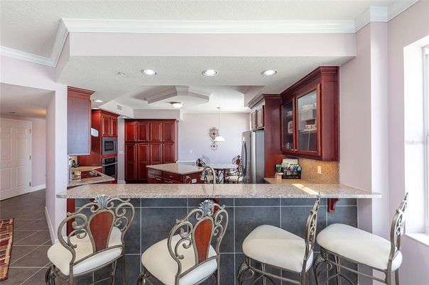 Dining room, Interior, Kitchen, Pendant Lights, Recessed Lighting