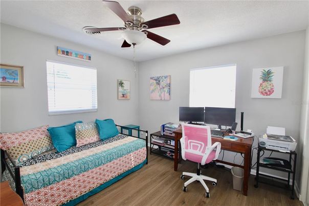 Home Office, Interior, Wood Texture Flooring