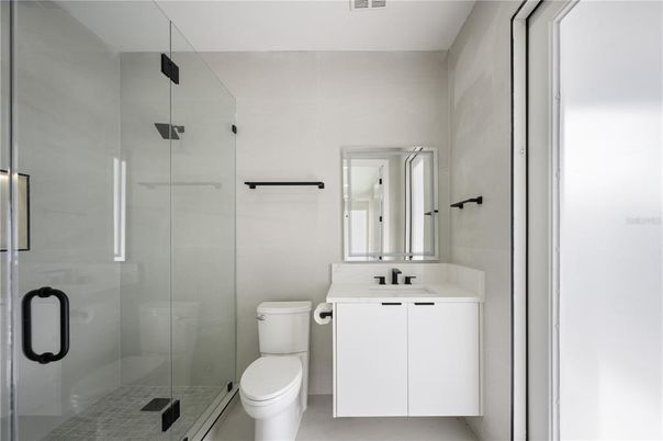 Bathroom, Glass Shower, Interior