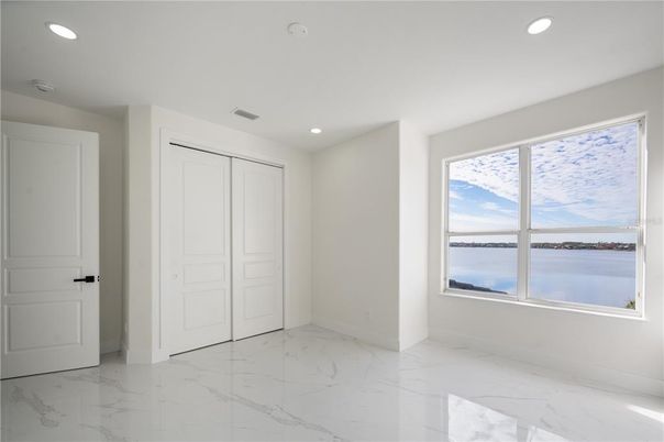 Empty room, Interior, Marble, Recessed Lighting, Water