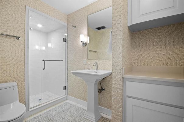 Bathroom, Glass Shower, Interior